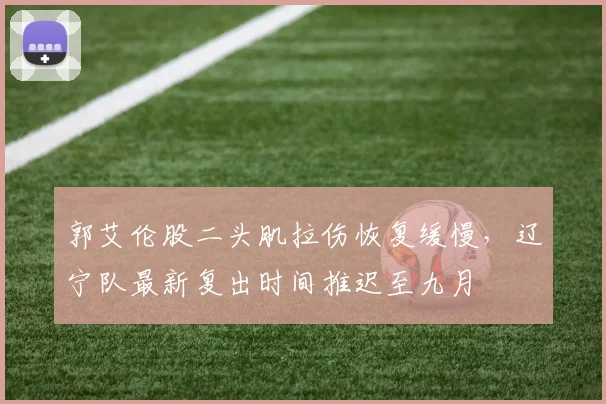 郭艾伦股二头肌拉伤恢复缓慢，辽宁队最新复出时间推迟至九月